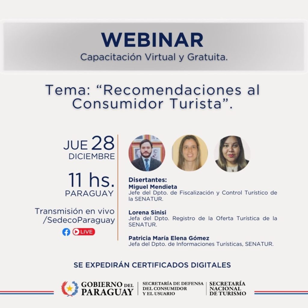 Invitación, Recomendaciones al Consumidor Turista