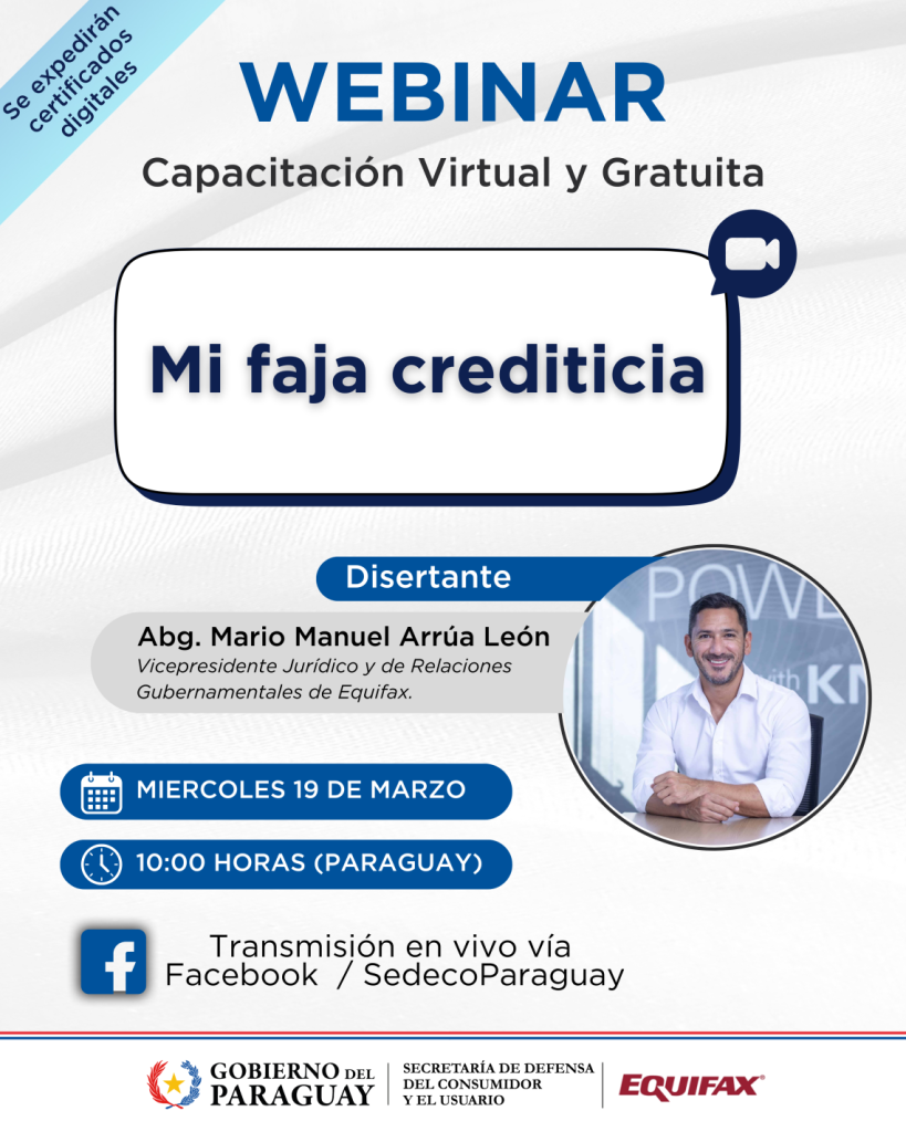 Webinar Gratuito sobre tu Faja Crediticia
