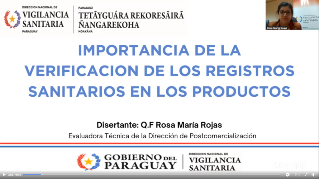Webinar «Importancia de la verificación de los registros en los productos»