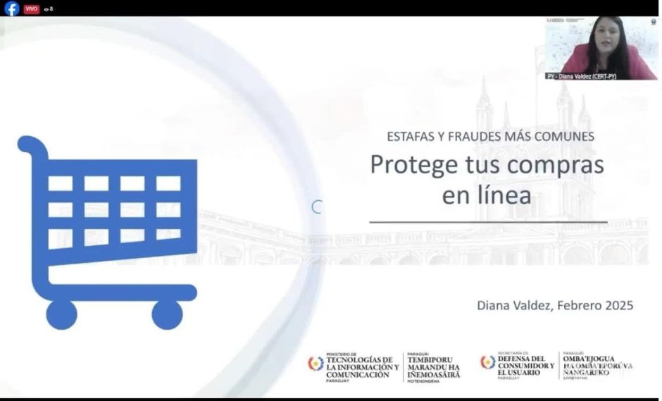 Webinar sobre “Consejos para evitar estafas en internet y proteger tus compras en línea”