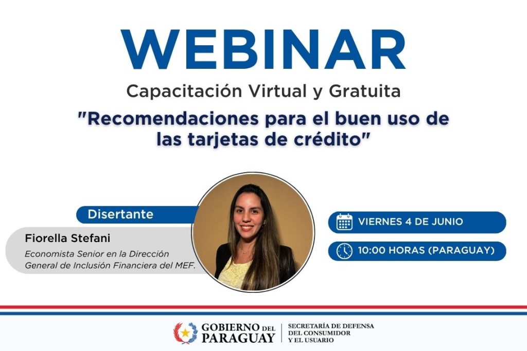 Webinar gratuito: Recomendaciones para el buen uso de las tarjetas de crédito