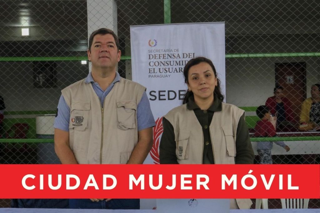 SEDECO acompaña jornada de Ciudad Mujer Móvil en Salto del Guairá