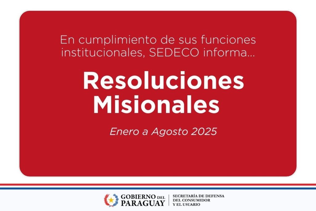 Resoluciones Misionales – Enero a Agosto 2025