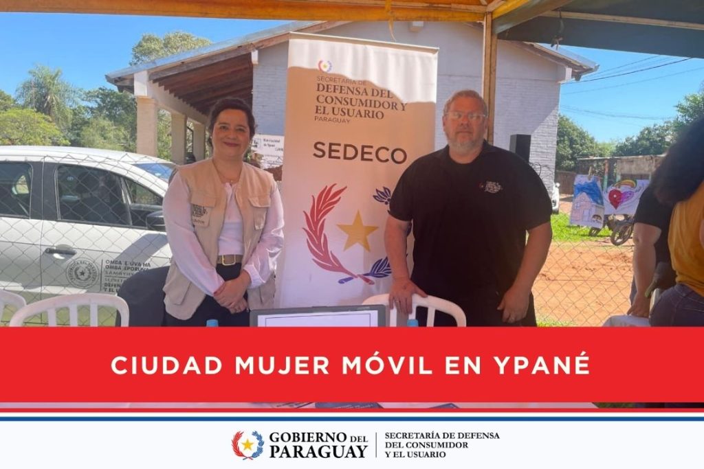 SEDECO participó en la jornada de Ciudad Mujer Móvil en Ypané