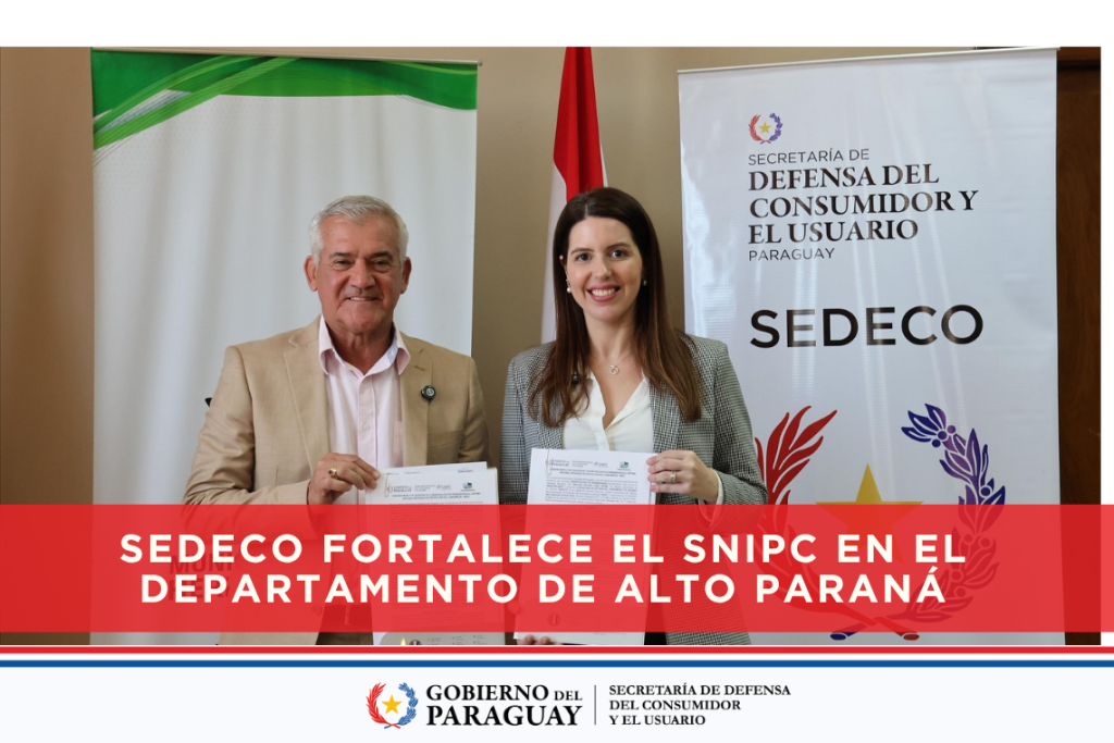 SEDECO FORTALECE EL SNIPC EN ALTO PARANÁ