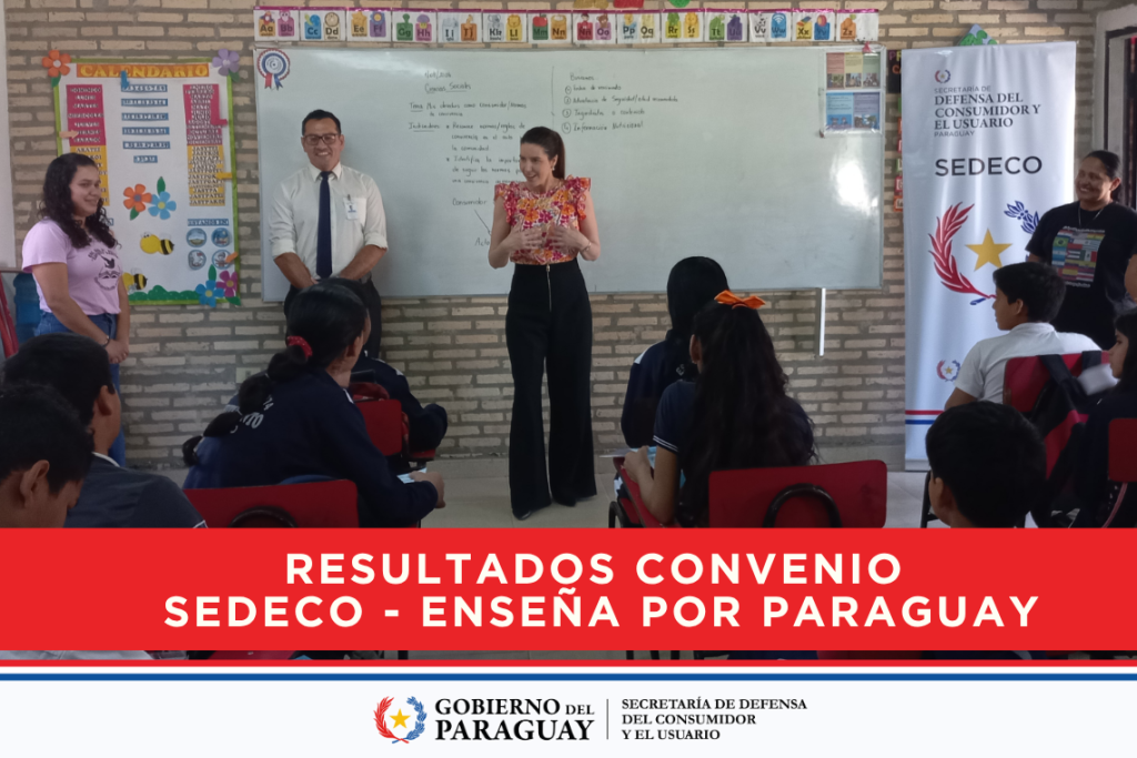 Resultados del Convenio SEDECO – Enseña por Paraguay
