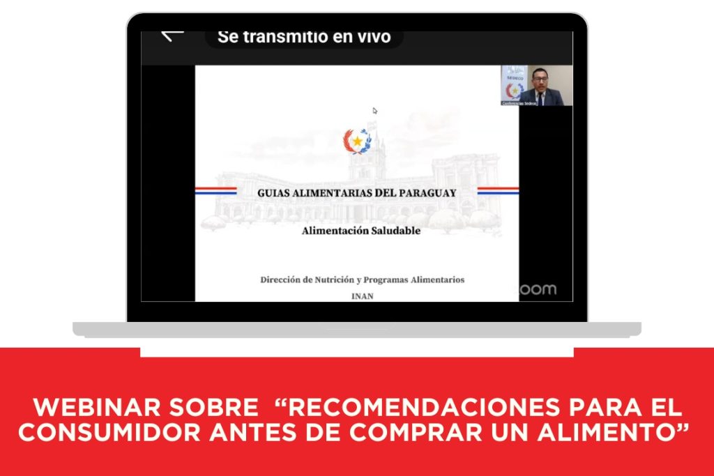Webinar Recomendaciones para el consumidor antes de comprar un alimento