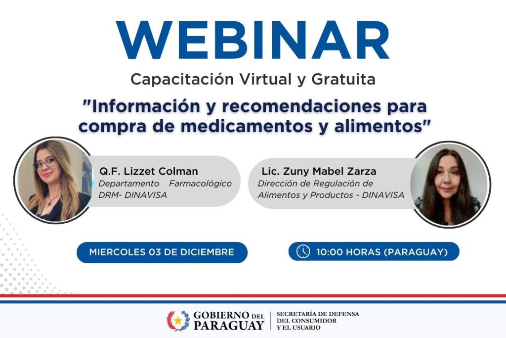 WEBINAR GRATUITO | Información y recomendaciones para la compra de medicamentos y productos